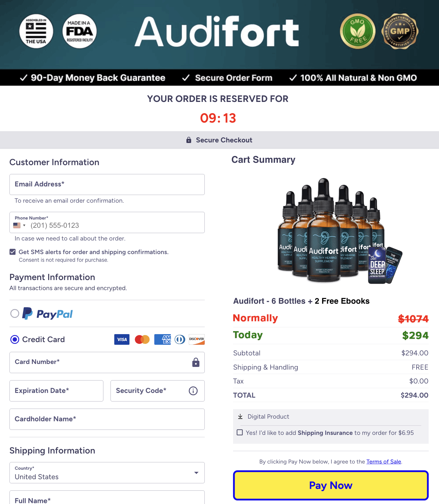 Audifort supplement-Secure-Checkout